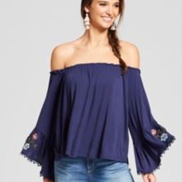 Tops - Boho Off the Shoulder Blouse